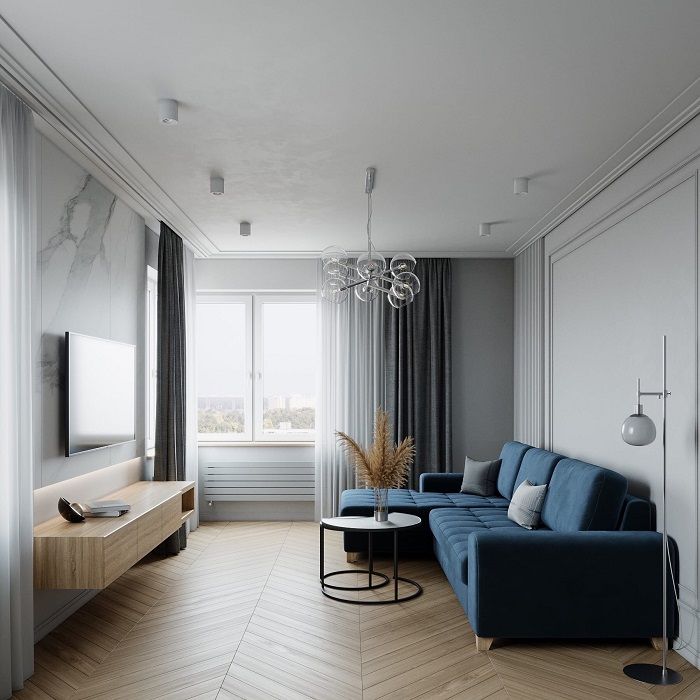 Bán căn hộ 1 phòng ngủ ban công Tây Bắc tầng cao view thành phố nội thất CĐT Masteri Rivera Đà Nẵng